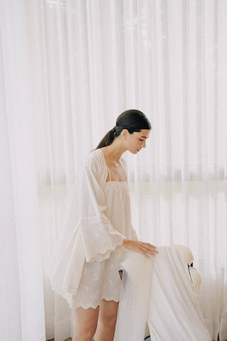 Touché Colombia, Batola tiras marfil, Pijamas, Novias, Ropa de descanso para mujer