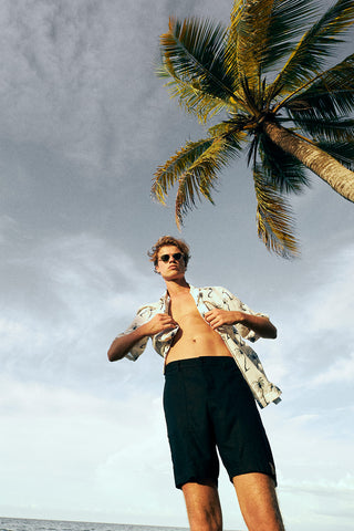 Îlot Colombia, Camisa, Bermuda, Verano, Playa, Ropa para hombre