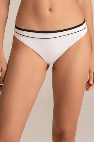 Touché Colombia, Balneaire, Bikini bottom clásico blanco, Vestido de baño para mujer, Verano, Playa, Vacaciones