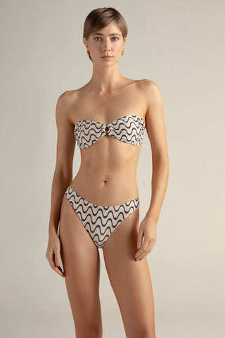 Touché Colombia, Bikini top bandeau, Bikini bottom pierna alta, Vestidos de baño mujer, Verano, Playa