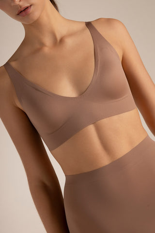 Touché Colombia, Brasier triangular con copas, Lingerie, Ropa interior invisible para mujer, Ropa de descanso