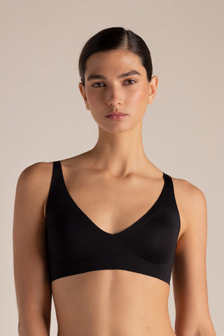 Touché Colombia, Brasier triangular con copas, Lingerie, Ropa interior invisible para mujer, Ropa de descanso