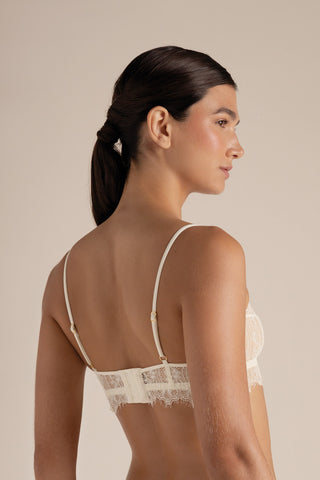 Touché Colombia, Brasier triangular sin copas marfil, Lingerie, Lencería mujer, Novias, Ropa interior para mujer