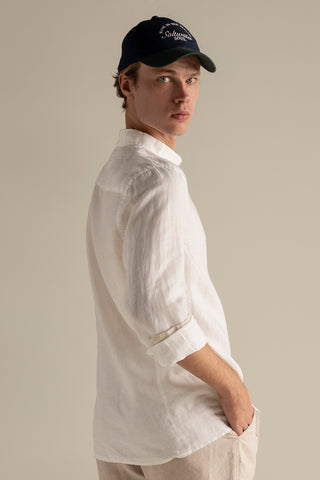 Îlot Colombia, Camisa canaria, Camisa hombre, Verano, Playa, Ropa hombre, Gorra, Accesorios hombre