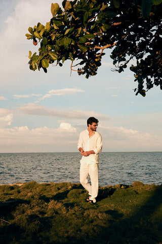 Îlot Colombia, Camisa bora bora, Camisa y Pantalón hombre, Verano, Playa, Ropa hombre