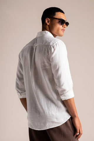 Îlot Colombia, Camisa bora bora blanca y Gafas para hombre, Verano, Playa, Ropa de hombre