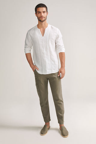 Îlot, Camisa-SH11042, Hombre/Ilot, Lino, Camisas