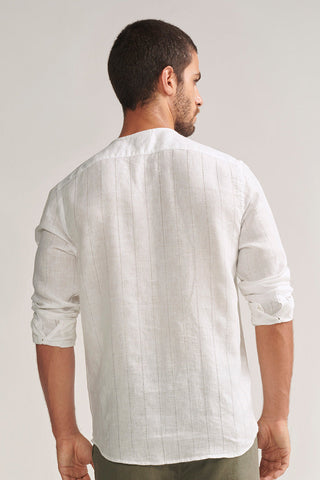 Îlot, Camisa-SH11042, Hombre/Ilot, Lino, Camisas