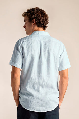 Îlot Colombia, Camisa azul, Eventos de verano, Playa, Ropa para hombre