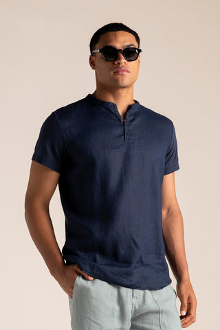 Îlot Colombia, Camiseta Cuba azul para hombre, Verano, Playa, Ropa de hombre, Gafas, Accesorios hombre