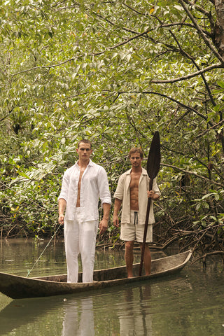 Îlot Colombia, Camisa hombre, Pantalón, Lino, Ropa de hombre, Verano, Ropa para toda ocasión