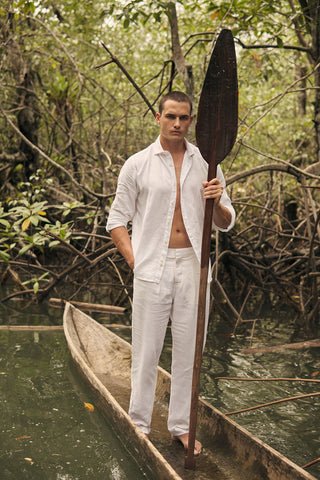 Îlot Colombia, Camisa hombre, Pantalón, Lino, Ropa de hombre, Verano, Ropa para toda ocasión