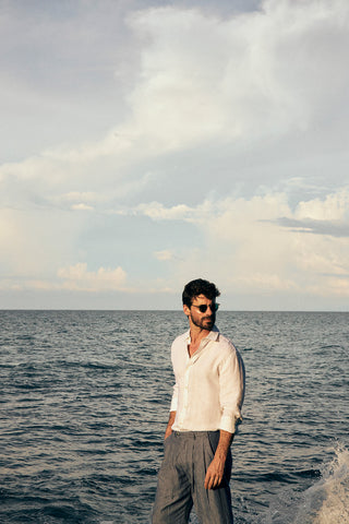 Îlot Colombia, Camisa, Pantalón privé, Verano, Playa, Ropa para hombre