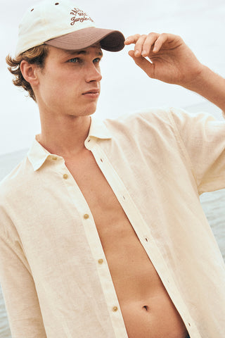 Îlot Colombia, Camisa bora bora, Verano, Playa, Ropa para hombre, Gorra