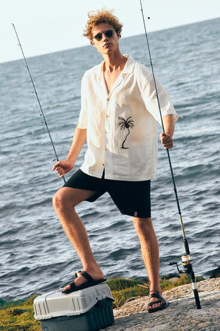 Îlot Colombia, Camisa, Bermuda, Verano, Playa, Ropa para hombre, Sandalias
