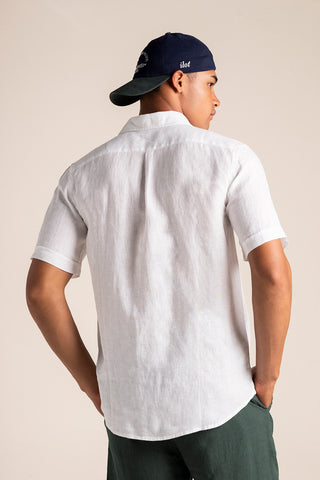 Îlot Colombia, Camisa bali blanca, Verano, Playa, Ropa de hombre