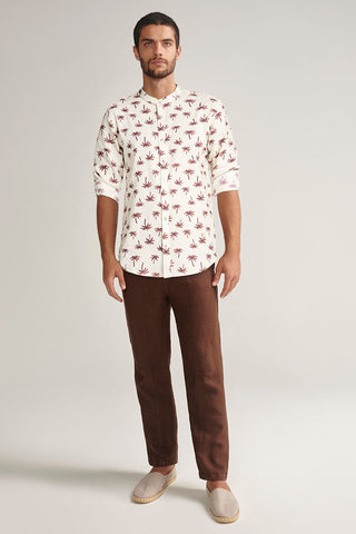 Îlot, Camisa-SH88042, Hombre/Ilot, Lino, Camisas