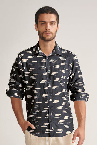 Îlot, Camisa-SH90042, Hombre/Ilot, Ilot, Lino, Camisas