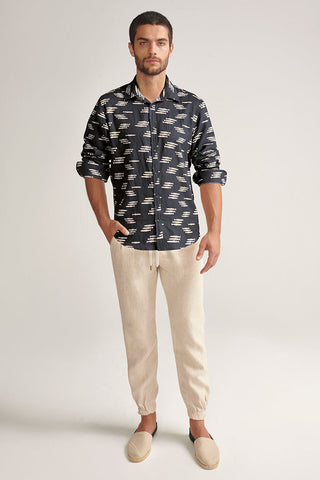 Îlot, Camisa-SH90042, Hombre/Ilot, Ilot, Lino, Camisas