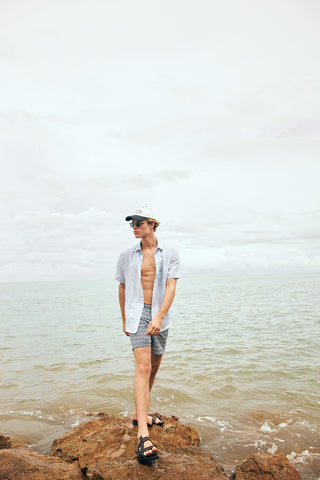 Îlot Colombia, Gorra, Camisa, Pantaloneta bahia, Verano, Playa, Ropa para hombre, Accesorios, Sandalias