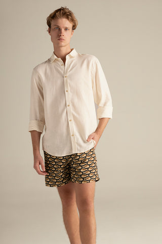 Îlot Colombia, Camisa bora bora, Pantaloneta, Verano, Playa, Ropa para hombre, Alpargatas