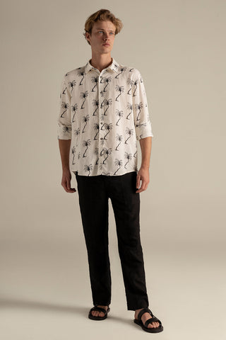 Îlot Colombia, Camisa bora bora, Pantalón, Verano, Playa, Ropa para hombre, Sandalias