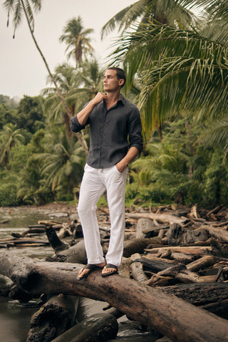 Îlot Colombia, Camisa fiji privé, Camisa hombre, Verano, Playa, Ropa hombre