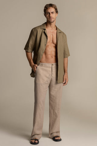 Îlot Colombia, Camisa ibiza, Camisa hombre, Pantalón, Sandalias, Verano, Playa, Ropa hombre