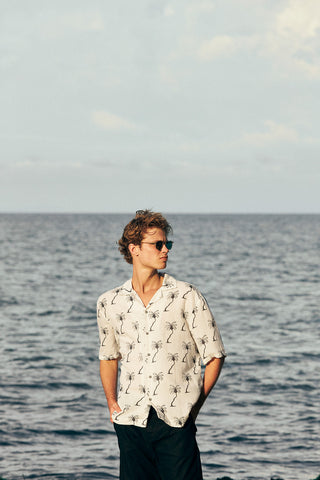 Îlot Colombia, Camisa ibiza, Verano, Playa, Ropa para hombre
