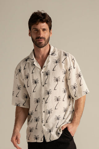 Îlot Colombia, Camisa ibiza, Verano, Playa, Ropa para hombre