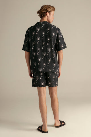 Îlot Colombia, Camisa ibiza, Short, Verano, Playa, Ropa para hombre, Sandalias