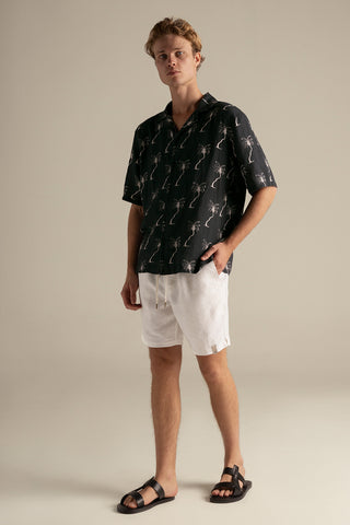 Îlot Colombia, Camisa ibiza, Shorts, Verano, Playa, Ropa para hombre, Sandalias