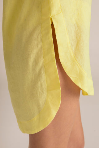 Touché Colombia, Balneaire, Camisa manga larga amarillo, Ropa de playa mujer, Verano, Playa, Vacaciones