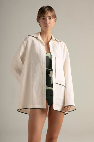 Touché Colombia, Camisa manga larga, Ropa de playa mujer, Verano, Playa