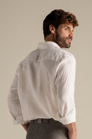 Îlot Colombia, Camisa prive hombre, Lino, Ropa de hombre, Verano, Ropa para toda ocasión