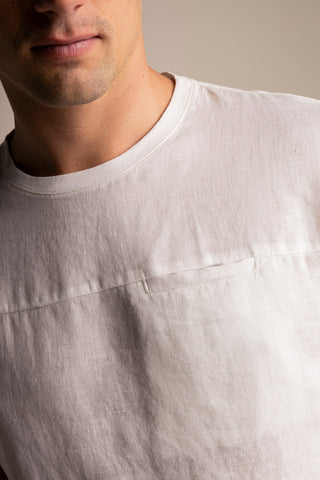 Îlot Colombia, Camiseta Jamaica blanca para hombre, Verano, Ropa de playa hombre, Verano, Para toda ocasión