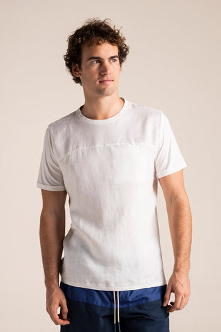 Îlot Colombia, Camiseta Jamaica blanca para hombre, Verano, Ropa de playa hombre, Verano, Para toda ocasión