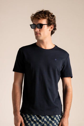 Îlot Colombia, Camiseta Azul, Verano, Playa, Ropa para hombre