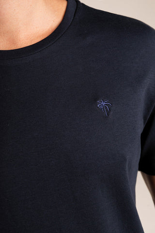 Îlot Colombia, Camiseta Azul, Verano, Playa, Ropa para hombre