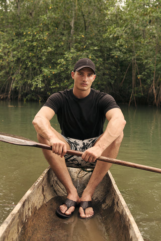 Îlot Colombia, Pantaloneta bahía, Pantaloneta baño hombre, Camiseta, Sandalias, Gorra, Verano, Playa