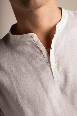 Îlot Colombia, Camisa Cuba blanca para hombre, Verano, Playa, Ropa de hombre, Gafas