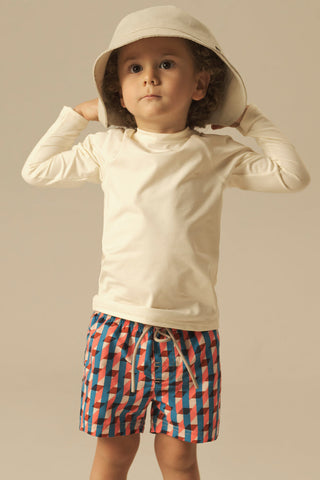 Îlot Colombia, Camiseta lycra kids, Ref. LK08052, Hombre/Ilot, Niños
, Pantaloneta kids, Ref. KH17052, Producto ECO, Niños, Ropa infantil, Playa, Verano