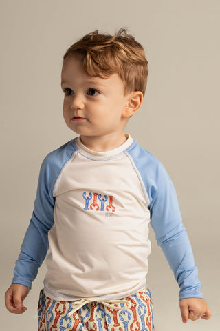 Îlot Colombia, Camiseta lycra kids, Verano, Playa, Ropa para niño