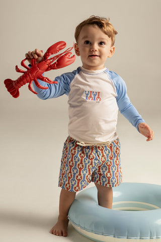 Îlot Colombia, Camiseta lycra kids, Pantaloneta kids, Verano, Playa, Ropa para niño