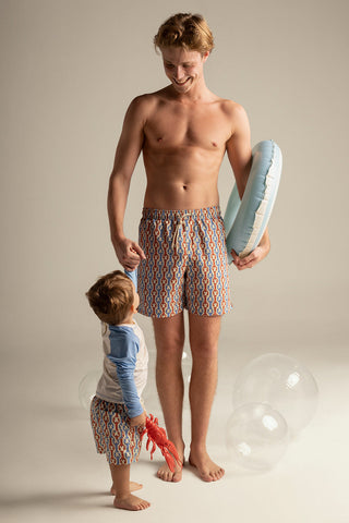 Îlot Colombia, Pantaloneta bahía, Pantaloneta kids, Verano, Playa, Ropa para hombre y niño