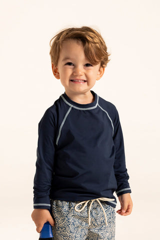 Îlot Colombia, Camiseta lycra kids azul, Verano, Playa, Ropa para niño
