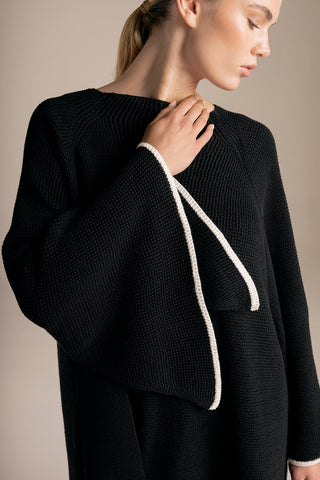 Touché Colombia, Capa tejida negra, Pijamas, Ropa de descanso mujer, Mezclar y combinar