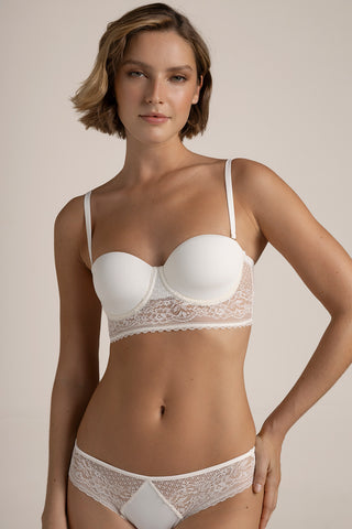Touché Colombia, Brasier strapless con copa, Panty semi-brasilero, Lingerie, Lencería mujer, Ropa interior