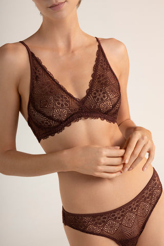 Touché Colombia, Brasier triangular sin copa, Panty semi-brasilero, Lingerie, Ropa interior, Lencería mujer. Sexy