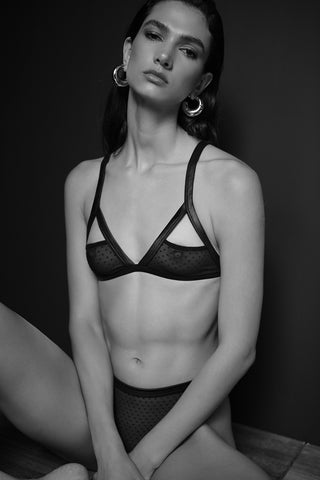 Touché Colombia, Brasier triangular sin copa, Panty clásico, Lingerie, Ropa interior, Lencería mujer